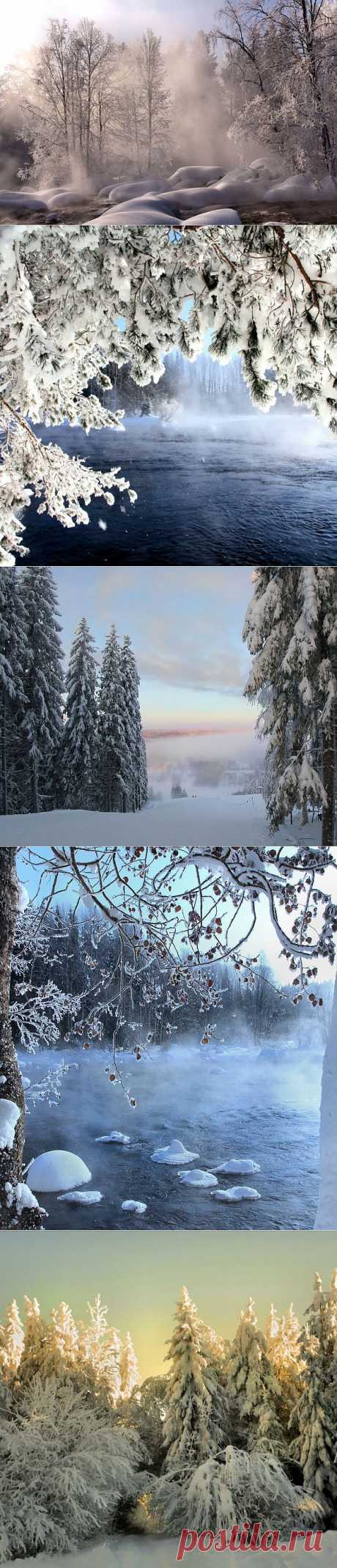 &amp;raquo; Зимние пейзажи 
Красавица-зима в фотообъективе финского фотографа Kari Liimatainen.