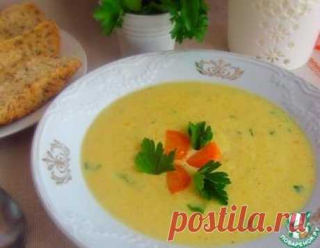 Кабачковый суп-пюре с плавленым сыром – кулинарный рецепт