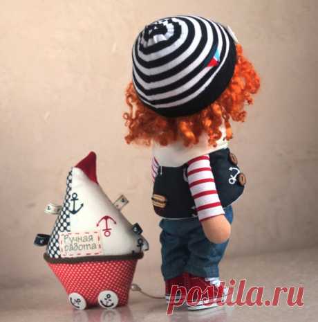 Boy doll Russian doll Winter doll Handmade by AnnKirillartPlace