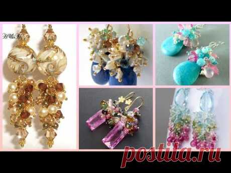 gorgeous colourful stones and beads earrings styles