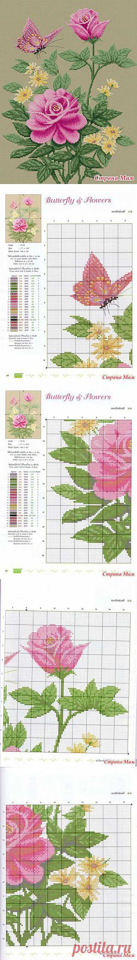 Схемы вышивки крестиком. Создай весеннее настроение зимой!: Дневник группы &quot;Клуб рукоделия&quot; - Страна Мам