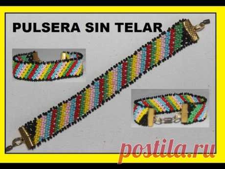 PULSERA SIN TELAR// HUICHOL