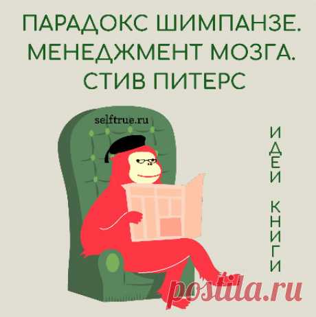 Парадокс Шимпанзе. Менеджмент мозга. Стив Питерс * Просто быть собой! Парадокс шимпанзе – это программа управления разумом, которая поможет вам достичь успеха, уверенности и счастья! Читайте ценные выжимки из книги