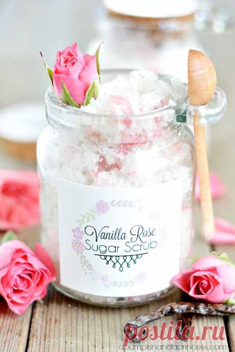 Vanilla Rose Сахарный скраб - тыква и принцесса