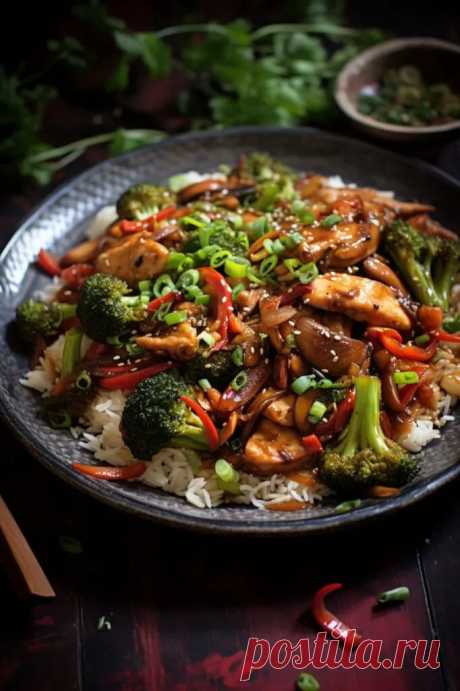 Chinesische Hähnchenpfanne mit Reis – Lecker & Einfach