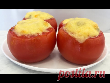 Помидоры с Сюрпризом Красиво и Очень Вкусно!!! / Яйца в Помидорах Под Сыром / Eggs in Tomatoes