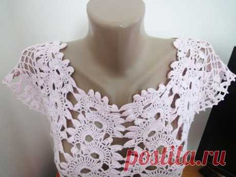 Рукава КРЫЛЫШКИ Crochet sleeves WINGS