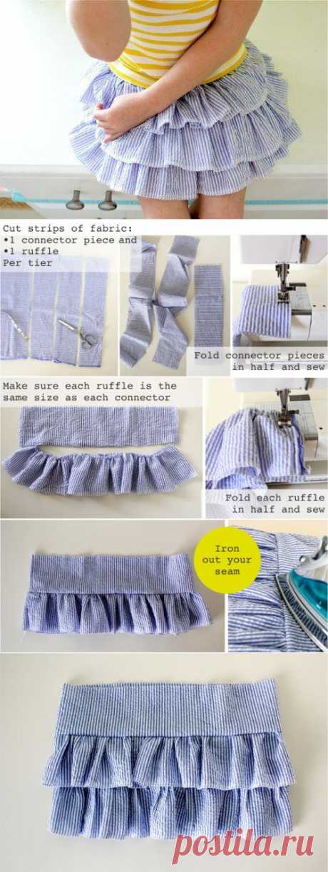 Как сделать трепал Рубашка девочек всех возрастов | www.FabArtDIY.com