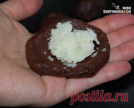 Вкуснейшее Шоколадное печенье с кокосовой начинкой «Дикий остров»