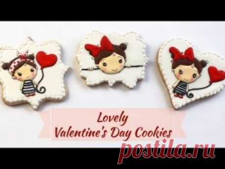 Lovely Valentine's Day Cookies