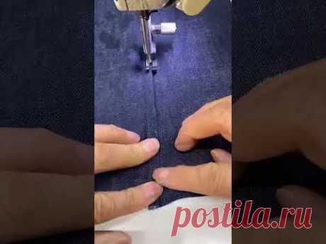 Fabric welt stitching method