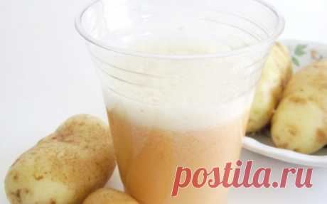 Картофельный сок для чистой и молодой кожи лица
