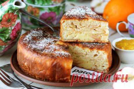 Пирог Яблочная слойка - рецепт с фотографиями