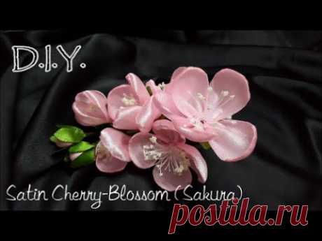 D.I.Y. Satin Cherry-Blossom (Sakura) さくら