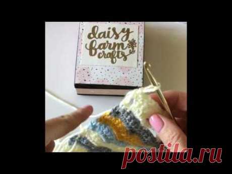 Boxed Block Stitch For Baby Blanket - Daisy Farm Crafts