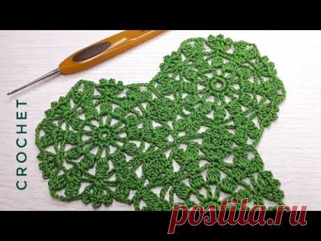 Красивый Ажурный мотив крючком. Соединение мотивов. SUPER EASY Beautiful Pattern Crochet