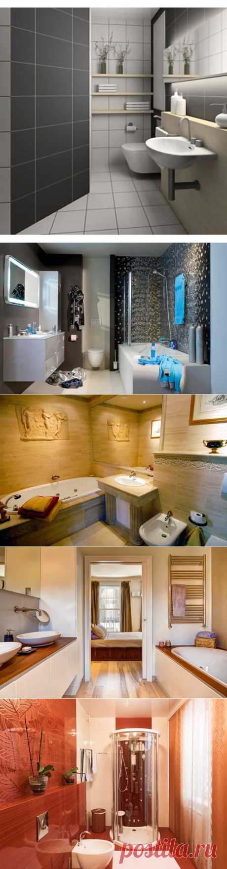 74 идеи дизайна маленькой ванной комнаты | Pro Handmade