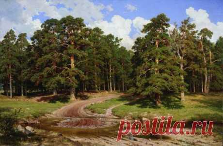 Восхитительные картины пейзажей леса от известного на весь мир русского художника Иван Ивановича Шишкина