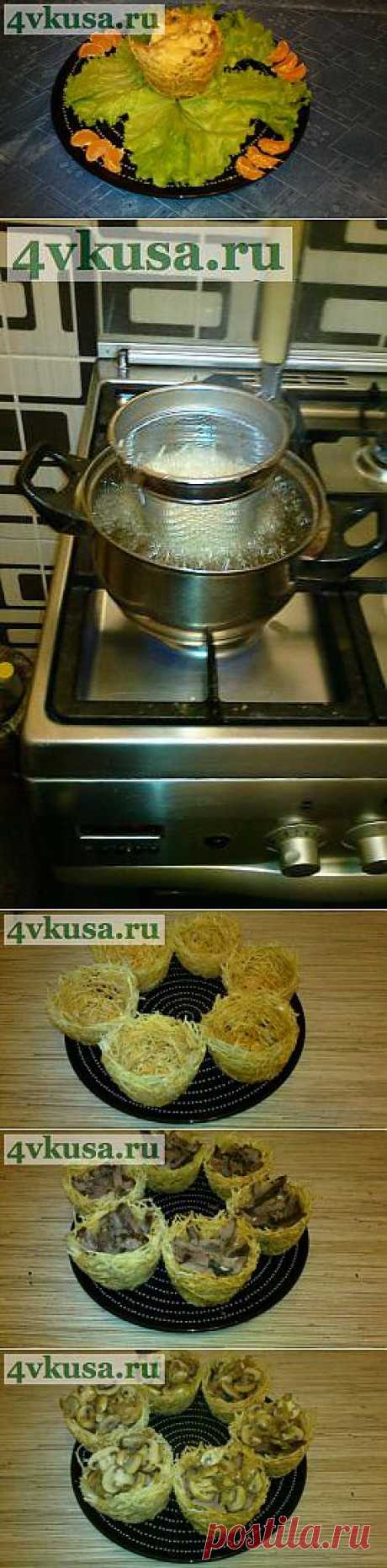 Мясо в картофельных корзиночках. | 4vkusa.ru