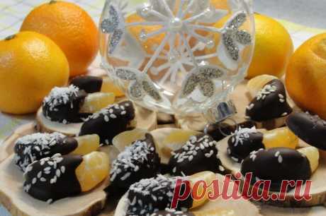 Мандарины в шоколаде - самый новогодний десерт рецепт с фотографиями