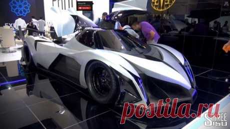 Devel Sixteen V16 Мощность: 5000 л.с. Максимальная скорость: 560 км/ч Разгон до 100 км/ч : 1.8 сек.