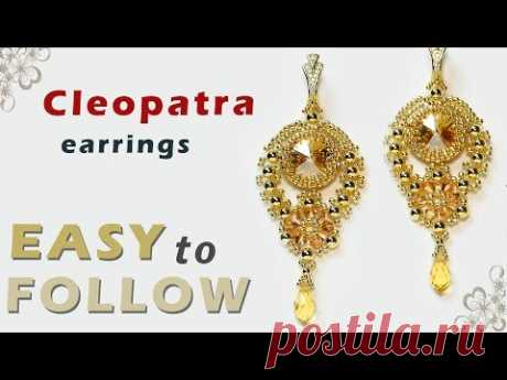 How to make jewelry Cleopatra earrings and pendant