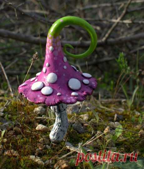 Дачное украшательство: грибы — Сделай сам, идеи для творчества - DIY Ideas