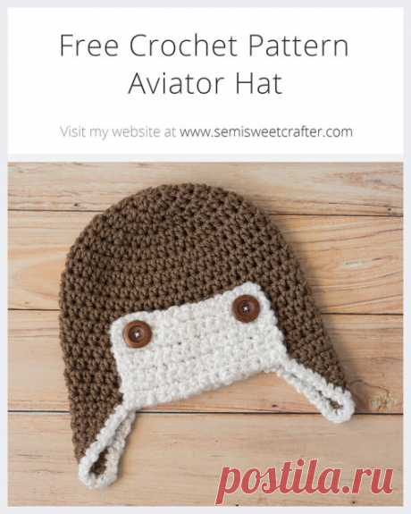 Aviator Hat — Semi Sweet Crafter