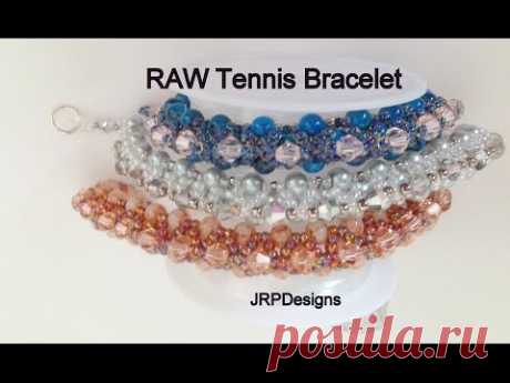 RAW Tennis Bracelet---Intermediate Tutorial