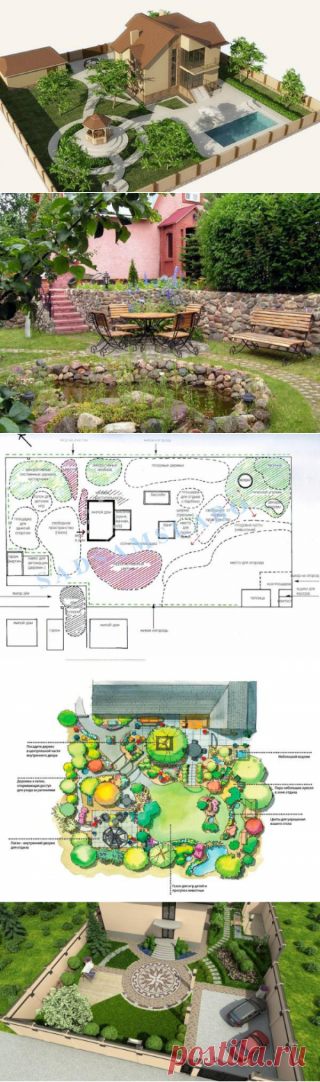 Проектирование дачного участка: стили и составление плана