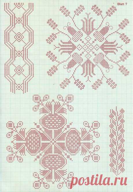 think visual: Alpine foreign hand-work patterns