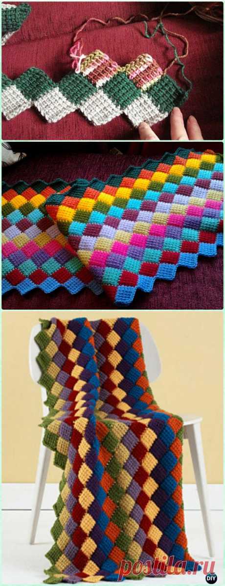 Crochet Block Blanket Free Patterns