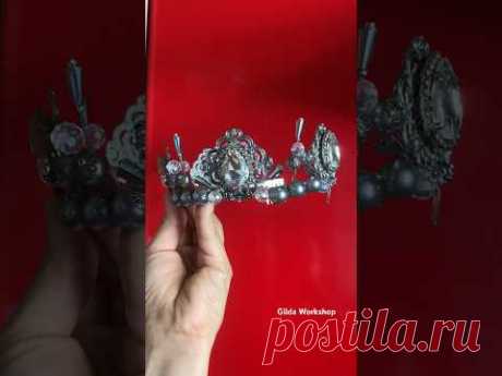 Royal crown by #gildajewellery #handmade #diy #craft #fashion #beautiful #beauty #reels #diamond