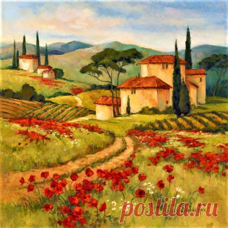 AnneGirl - Art - 38814 Tuscan Dream II by Barbara Mock
