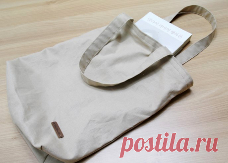 Canvas Eco-friendly Shopping Bag Tutorial ~ DIY Tutorial Ideas!