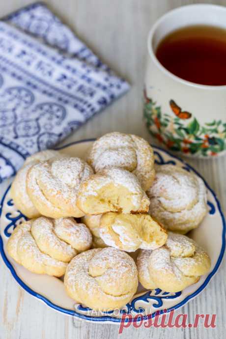 Быстрое печенье на сметане — рецепт с фото пошагово