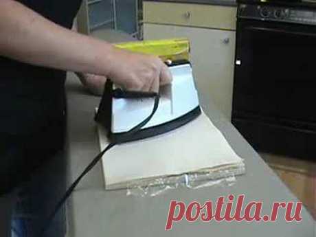 Как перевести салфетку на картон или бумагу (видео)
