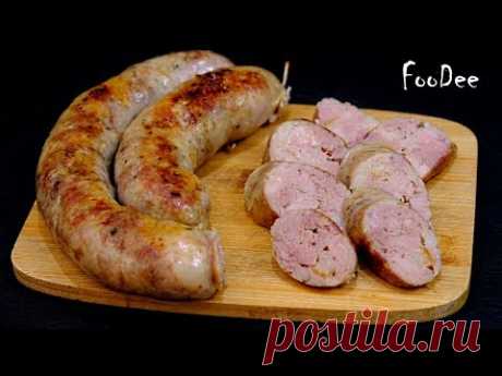 Домашняя колбаса из свинины – НАСТОЯЩАЯ, очень вкусная и ароматная!