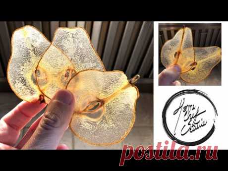Clear Dehydrated Pear Chips ©
