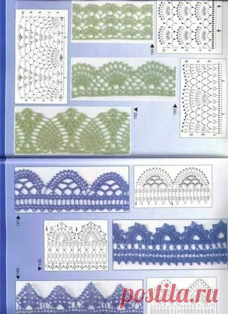 обвязка крючком края изделия схемы: 2 тыс изображений найдено в Яндекс.Картинках