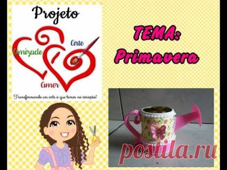 Projeto Amizade, Amor e Arte -TEMA: Primavera/Ateliê Fran E.V.Artes