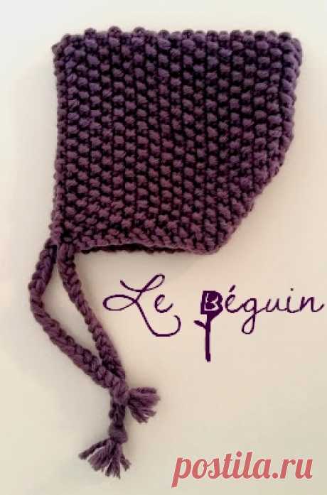 Fée du tricot: Petit bonnet Béguin *tuto inside*