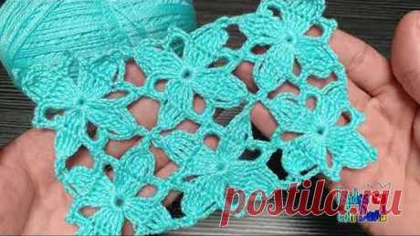 Hermoso motivo de crochet para blusas y vestidos para estar a la moda