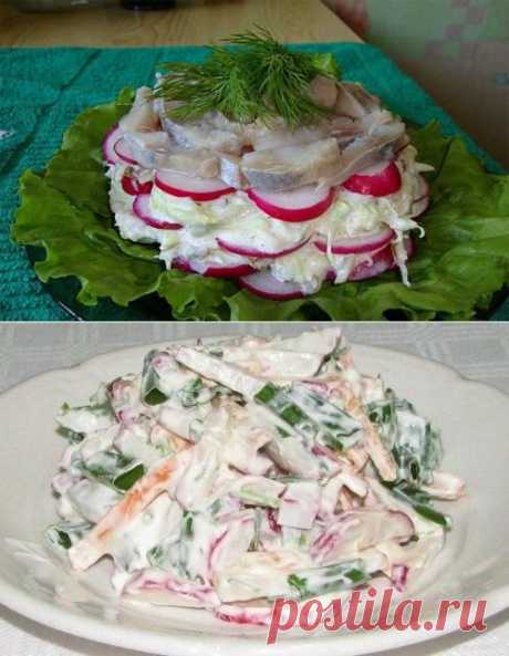 10 салатов с редисом! | Готовим вместе