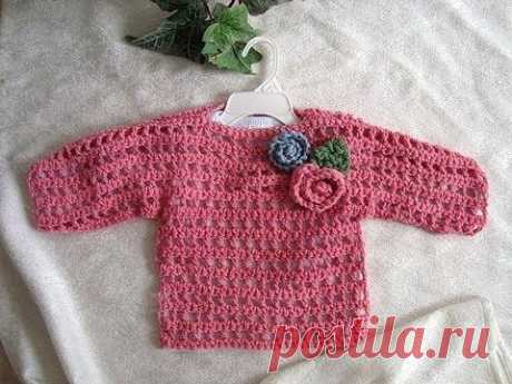 PINK SUMMER CROCHET SWEATER, baby to adult, crochet pattern, how to diy, easiest sweater pattern