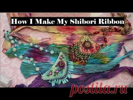 How I Make My Shibori Ribbon