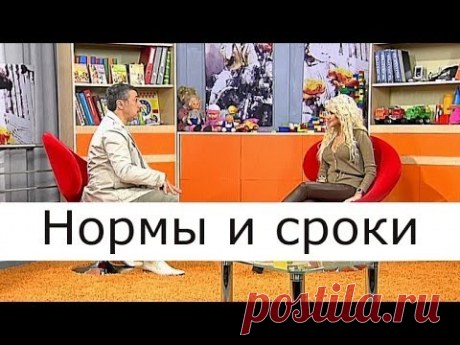 Нормы и сроки - Школа доктора Комаровского