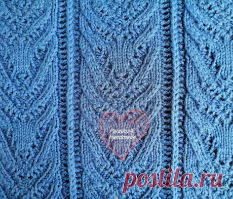 Схемы узоров спицами. 12 красивых ажурных вариантов – Paradosik Handmade - вязание для начинающих и профессионалов