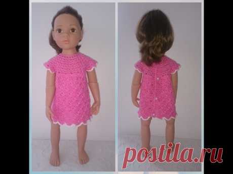 Моя новая модель кукла Готц и вязанные для неё наряды.