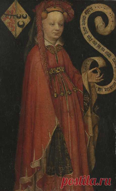 Аноним: Портрет Лисбет ван Дувенворде (1430 г.)